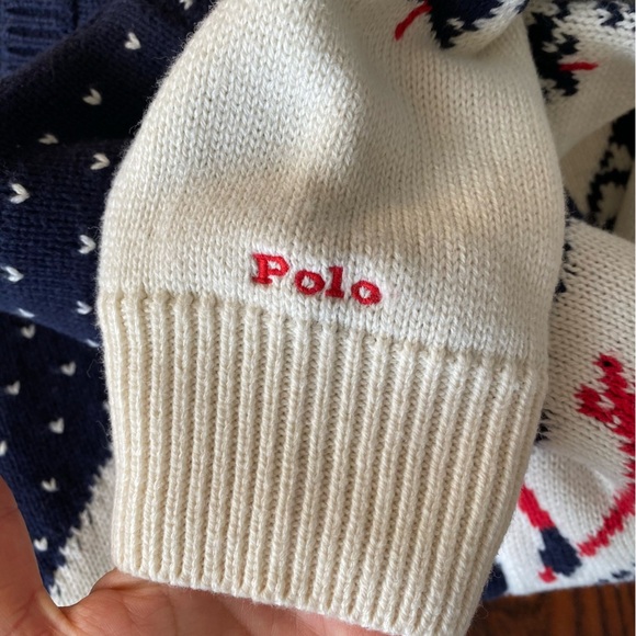 Polo Ralph Lauren Ski Print Sweater – Kids/Boys 14-16, Fits Women’s S/M - Picture 10 of 11